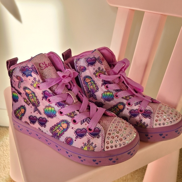 Skechers Twinkle Toes Hightops - Picture 2 of 7